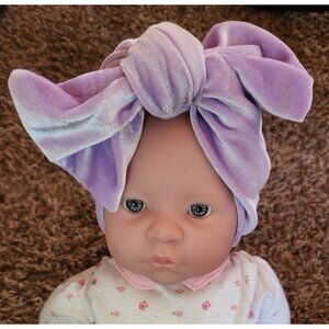 Baby Girl Purple Pretty In Pink Hairbow Headband